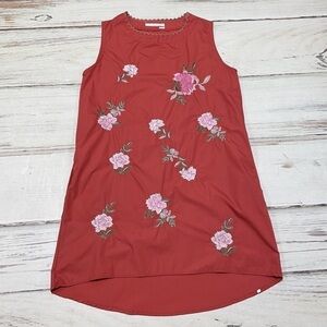 Lemonade Dress European Floral Embroidery Small